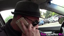 Big dick lover gets a facial and creampie