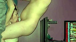 Teen slut gets her face fucked and takes a massive load