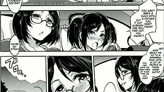 A Milf turns her stepdaughter into a comic book character in this Hentai video