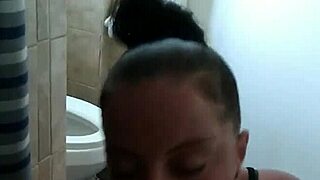 Big black cock and cumshot in black milf's mouth
