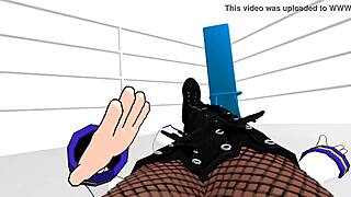 Blowjob and anal sex in a femdom POV video