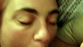 Intense blowjob action with a big cock