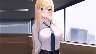 Bdsm mistress and submissive slave in the office - Ama video
