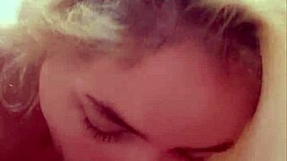 A man records himself giving a blowjob in this amateur video
