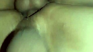 Wet and wild, he bends over and MOANS LOUDLY.