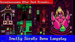 A naughty puzzle game: Watch a playthrough of Smutty Scrolls