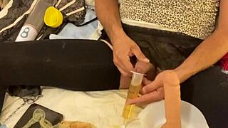 Piss drinking and hardcore action in this video