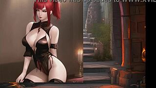 Anime hentai video with Cherrys and big tits