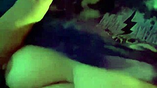 Dirty MILF Abby smokes and sucks big cocks