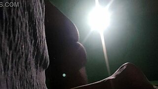 Stealthy recording of voluptuous adolescent engaging in sexual activity
