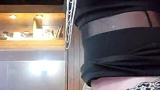 Amateur femboy shows off new lingerie in seductive video