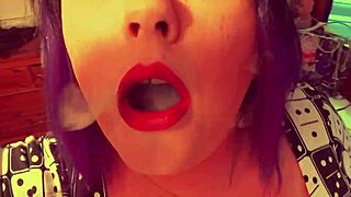 British BBW Mistress Tina Snua smokes while dangling and drifting