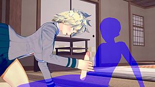 Mitsuki Bakugou's explicit encounter in a hardcore My Hero Academia cosplay
