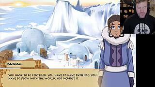 Katara's explicit training session with uncensored Avatar elements