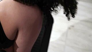 Curvy Latina babe seduces with big natural tits, leading to passionate cum exchange