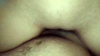 First-time girl with tight pussy enjoys big cock in homemade video