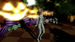 Ibaraken Kasen's lively Halloween performance