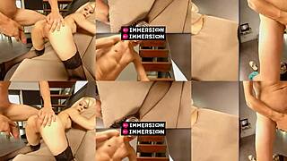 Big dick and cumshots in reality porn video with Nora Barcelona and her blonde friend