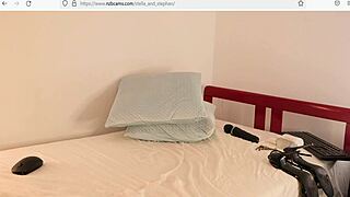 Aroused female indulges in pleasure with sex toys