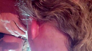 Masturbation and massage with big tits