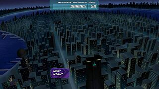 Animated video game sex with big boobed monster cock