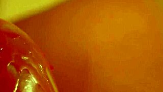 Solo playtime: busty blonde indulges in kinky fetish masturbation