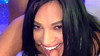 Mona Azar's big booty and massive breasts in behind the scenes photos