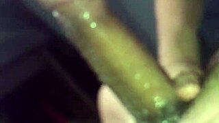 A Latina wife craves the sensation of touching her husband's penis with her tongue multiple times a day