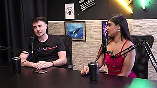 Gabriel and Julia's intimate moment captured on camera with firearm and extreme anal play
