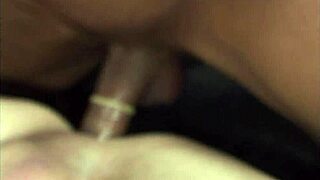 A Caucasian tough guy is penetrated by an African American individual.