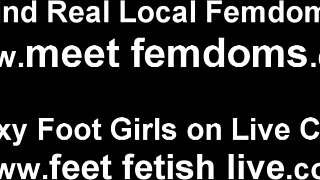 Experience the thrill of being dominated by a young Femdom with beautiful feet