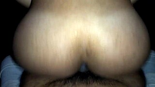 Bareback gay sex with a bar girl who loves to be milked