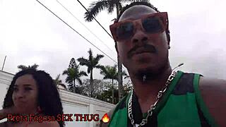 Camelo Dotado Forces Uber Blowjob with Nego Catra