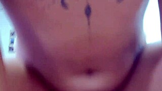 First-time amateur enjoys butt play