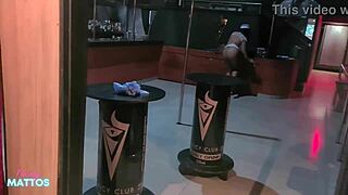 Amateur swingers share desires at a swinger's club