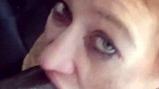 Monster cock gets deepthroated by brunette