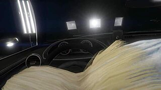 GTA V first-person view with a sexy car ride and a gorgeous hooker