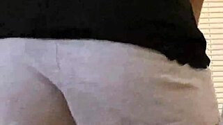 Anna Maria, a mature Latina, flaunts her curves in booty shorts