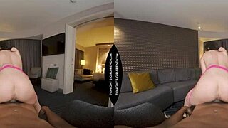 Whitney Wright's passionate encounter with a well-endowed friend in a hotel room