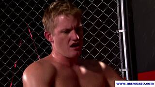 Ripped jock gets his butt fucked by horny gay