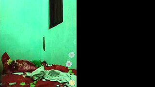 Solo Asian girl indulging in self-pleasure on camera