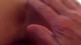 Black creampie in Thai hooker's cunt