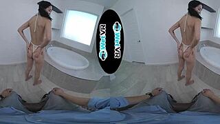 POV bath time fun with Sawyer Cassidy and her vibrator