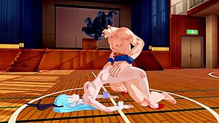 Goku's Hentai training session: A 3D animation