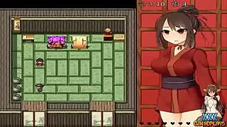 Asian beauty cooks up a cum-filled adventure in a video game
