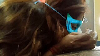 Tania's sensual oral pleasure with a big cock