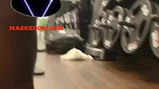 Amateur European man's outdoor workout for a 6-pack abs