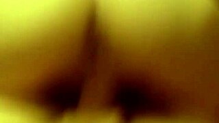 Watch a petite girl with a shaved pussy ride in reverse cowgirl and get fucked deeply