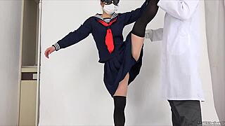 Food fetishism and foot worship in Japanese porn video
