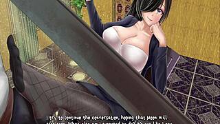 New release: Succubus and monster girl indulge in footjob under the desk